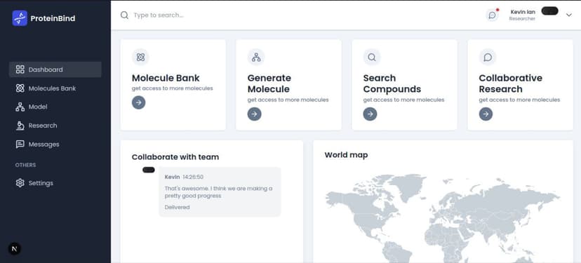 Drug Research Platform screenshot